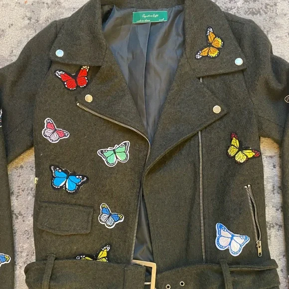 Signature Eight Butterfly Patched Jacket - Picture 3 of 6